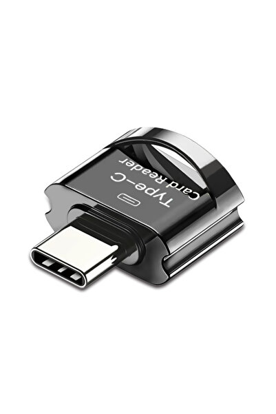 Choice محول OTG من النوع C إلى Micro-SD TF أسود لقارئ بطاقات الذاكرة الذكية م...