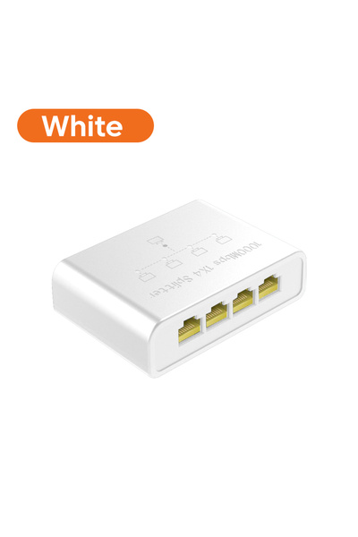 Choice White Elough Gigabit Network Switch 100/1000Mbps Ethernet High Performance Expansion 5 Port Switch F