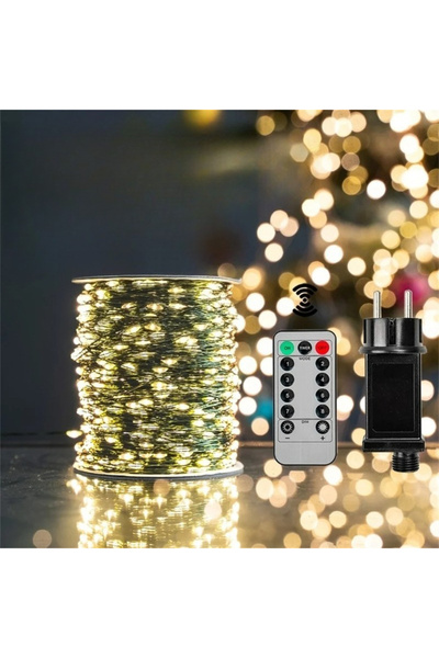 Choice سلسلة أضواء خرافية 1000 ليد، قابس الاتحاد الأوروبي، أبيض دافئ، 1000 لي...