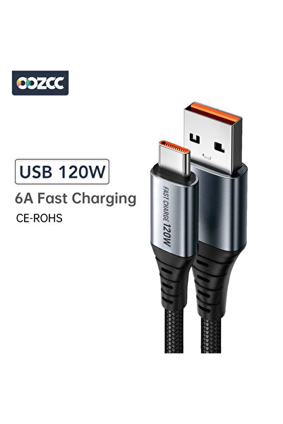 Choice 100 سم - 3.3 قدم - 39.4 بوصة USB-A إلى Type-C شحن سريع 120 وات نقل بيا...