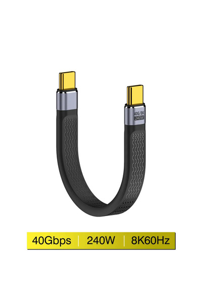 Choice كابل بيانات USB4 بقدرة 240 واط متوافق مع Thunderbolt 3 4 بسرعة 40 جيجا...