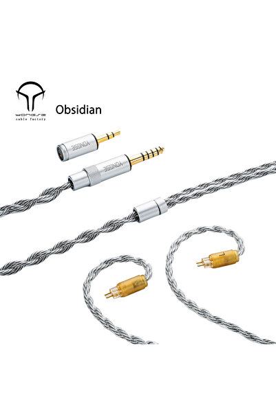 Yongse كابل ترقية سماعات أذن نحاسية أحادية البلورة مطلية بالفضة السائبة، 2 في...