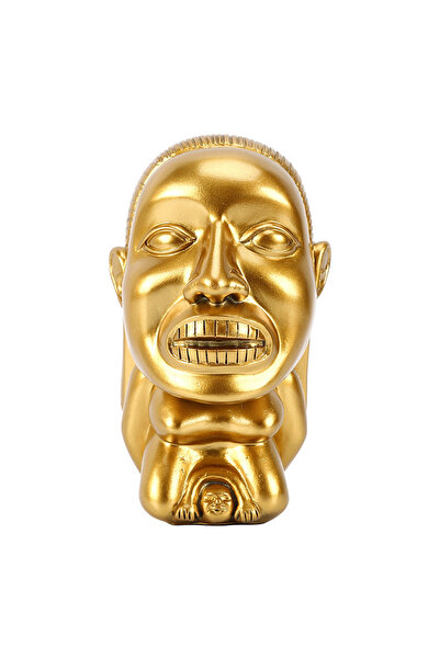 Choice تمثال الخصوبة الذهبي من إنديانا جونز أيدول مع عيون الغزاة لتزيين سطح ا...