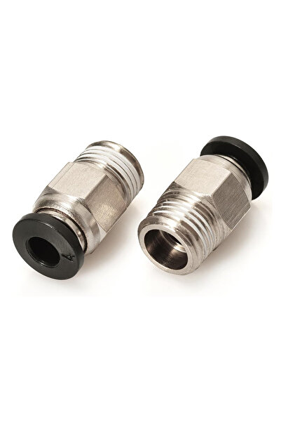 Choice3 10PCS PC4-M10 Black PC4-M6/M10 Pneumatic Connector Fittings Bowden Tu...