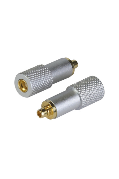 Choice محول سماعات أذن من 1840 إلى MMCX فضي OKCSC SHURE1840 ذكر إلى 0.78 مم 2 PIN/MMCX/A2DC أنثى