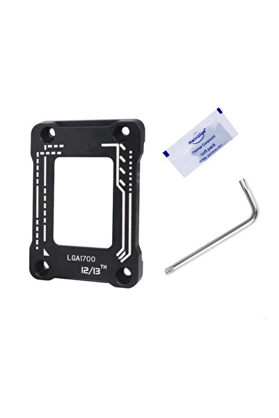 Choice black Coolcirc A1700/1800 CPU Bending Correction Bracket (Aluminum Alloy) for Intel 12th/13th Gen Pr