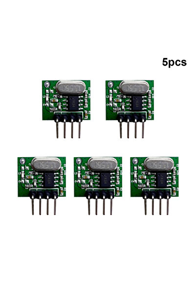 Choice 5 قطع 433 ميجا هرتز RF جهاز إرسال واستقبال Superheterodyne ASK وحدة 433 ميجا هرتز مع هوائي لـ Arduino