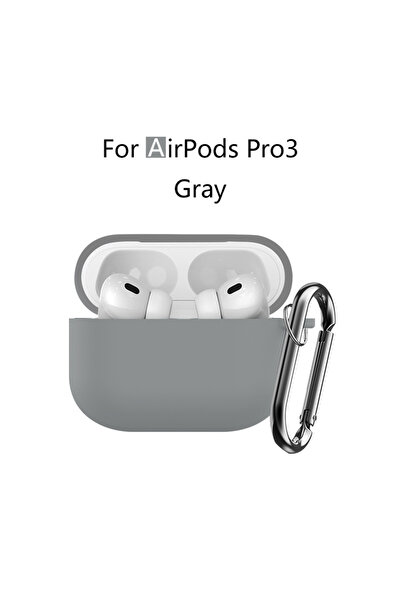 Choice حافظة جديدة لجهاز AirPods Pro 3 باللون الرمادي لجهاز AirPods Pro 3 202...