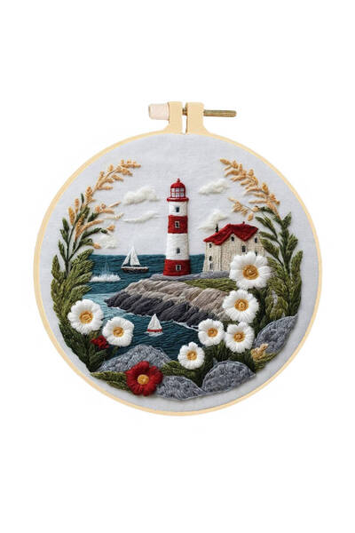 Choice مجموعة تطريز زهرة الأقحوان CXTZ-250 تطريز غرزة متقاطعة 20 × 20 سم، منا...