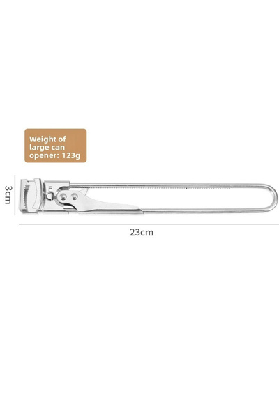 Choice أفضل فتاحة علب وفتاحة زجاجات كبيرة قابلة للتعديل متعددة الوظائف من الفولاذ المقاوم للصدأ وغطاء برطمان