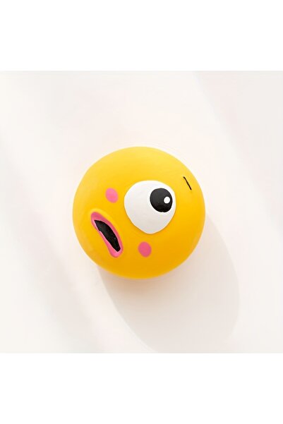 Choice لعبة كرة عين كبيرة من الكرتون باللون الأصفر، لعبة كرة متينة للكلاب مع ...