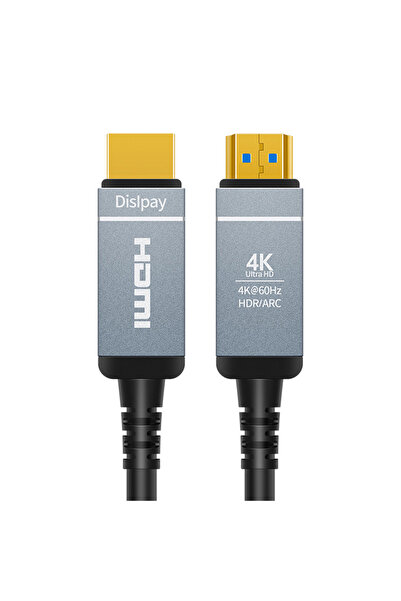 Choice كابل الألياف الضوئية HDMI 2.0 أسود 4K بطول 1 متر، يدعم HDR الديناميكي ...