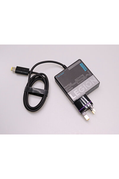 LENOVO شاحن محمول فائق السرعة بقابس بريطاني، شاحن كمبيوتر محمول ليجن 245 واط،...