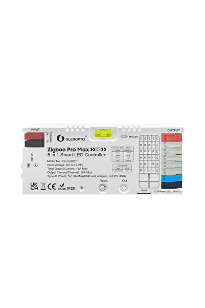 Choice وحدة تحكم 601P Pro Max 5 في 1 وحدة تحكم GLEDOPTO Pro Max ZigBee 3.0 LE...