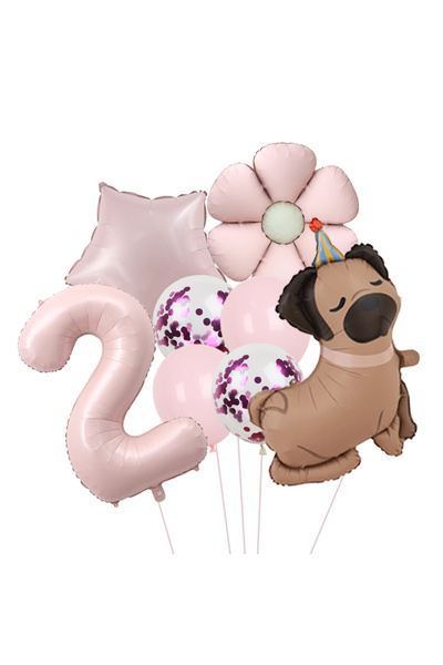 Miniso كما في الصورة 250308C01-2 مجموعة واحدة من بالونات عيد ميلاد الحيوانات ...