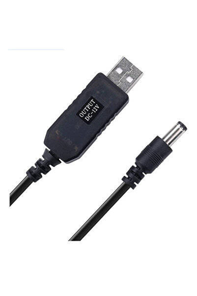 Vikefon موصل كابل واي فاي إلى باور بانك 5 فولت إلى 12 فولت 5.5*2.1 مم، محول ت...