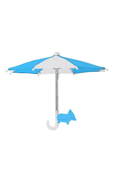 Choice Sky Blue Mobile Phone Parasol Phone Umbrella for Sunshade Universal Ad...