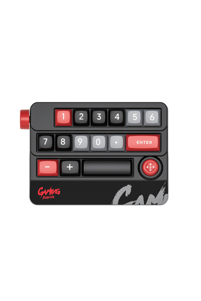 Choice مفتاح أحمر ومقبض هزاز أسود ولوحة مفاتيح مخصصة وماكرو برمجة وإضاءة خلفية RGB ولوحة مفاتيح سلكية قابلة للبرمجة