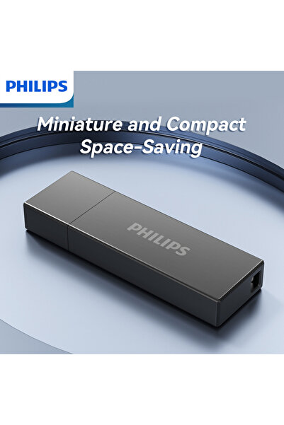 Philips 16 GB GRAY USB 3.2 Flash Drive 16GB 32GB 64GB 128GB 256GB Pendrive High Speed USB Flash Driv