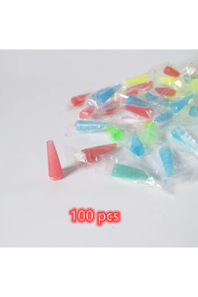 Choice 100 قطعة من ملحقات أطراف الفم الملونة للاستخدام مرة واحدة لأنابيب مياه الشيشة والشيشة