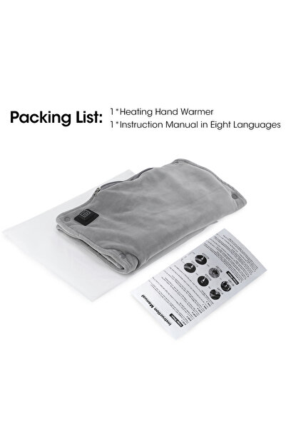 Choice كابل USB قطعة واحدة 2 في 1 جهاز تدفئة كهربائي لليدين ووسادة تدفئة وقفازات مدفأة وشحن USB و3 أوضاع تسخين