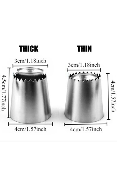 Choice قطعتان مختلطتان من الفولاذ المقاوم للصدأ روميو كوكيز زهرة الفم قالب كع...