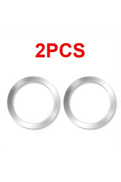 Choice Silvery 2Pcs Universal Metal Rings Sticker for Magsafe Magnetic Wirele...