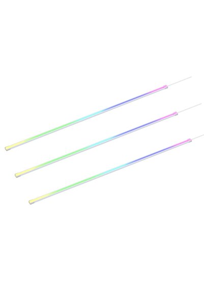 Choice 3Pcs Teucer 40cm Flexible 5V 3PIN ARGB LED Light Bar 3M Adhesive backing Colorful Atmosphere DIY Lam