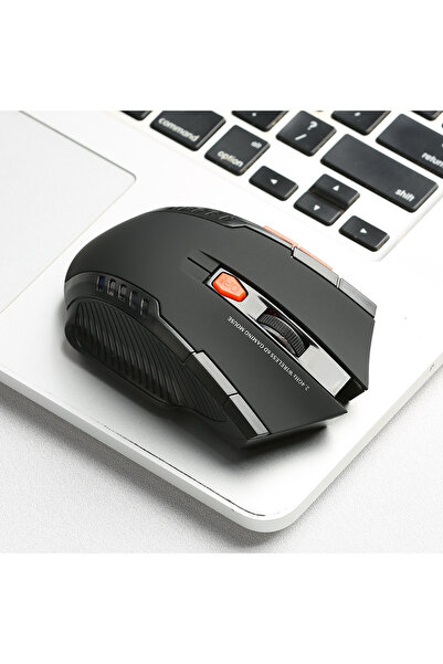 Choice ماوس لاسلكي أسود USB ماوس كمبيوتر 2.4 جيجا هرتز محمول بصري مكتبي قابل للتعديل DPI Lev