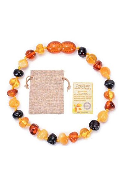 Generic Baltic Amber Teething Bracelet Or Anklet For Babies
