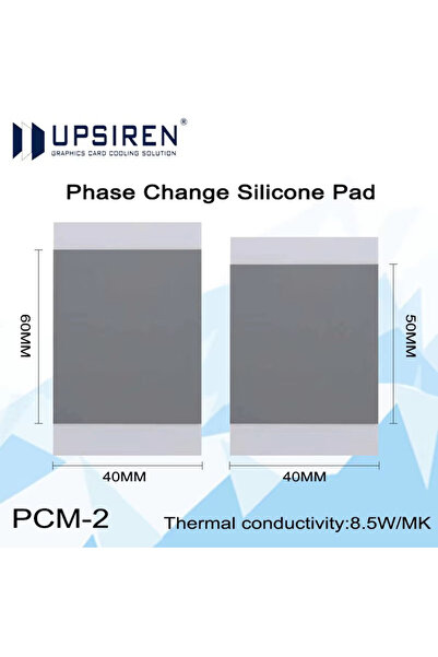 Choice1 PCM-2 40X60X0.25mm UPSIREN PCM-1PCM-2 8.5W/ وسادة سيليكون صلبة لتغيير...