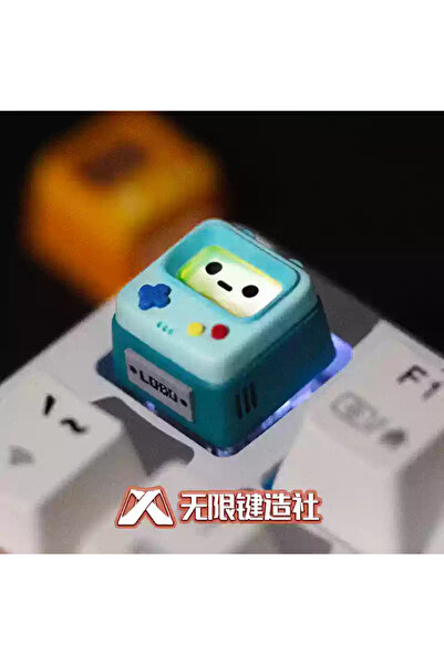 Choice لوحة مفاتيح ميكانيكية ذات طابع لعبة ريترو مصنوعة من الراتنج ومفتاح Esc...