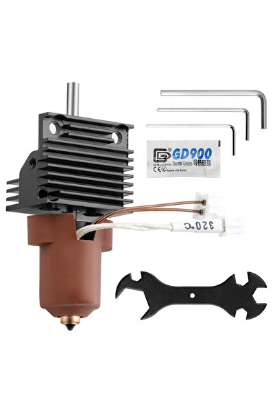 choice2 العبوة رقم 1 لطابعة Creality K1C، طقم تسخين سيراميك أسود، طقم فوهة تب...