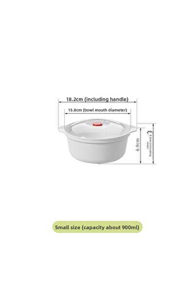 Choice small 1pcs Microwavable Heating Bowl Plastic Food Grade BPA Free Cookw...