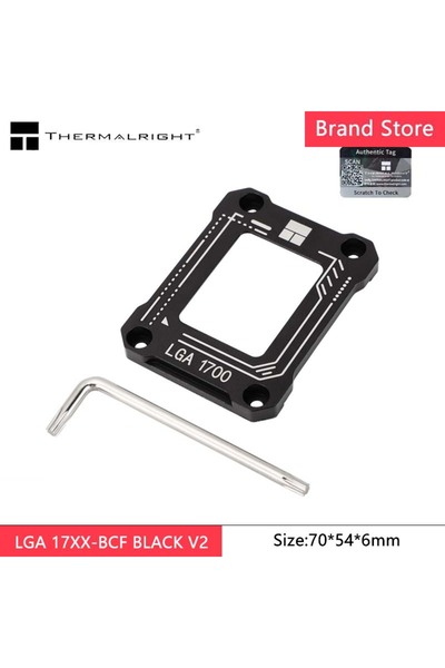 Choice1 مثبت وحدة المعالجة المركزية Thermalright A1700-BCF Black V2 المقاوم للانحناء، مثبت Intel 13 Gen المقاوم للانحناء، مع Inte