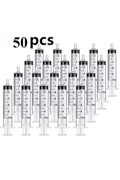 Choice A0127-50 قطعة، سعة 10 مل، لا حاجة للإبرة! 5، 10، 20، 50، 100 قطعة، عبو...