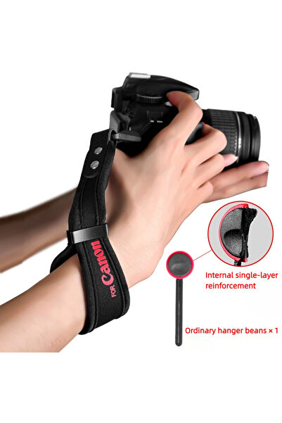 Choice حزام معصم كاميرا Canon 10 كجم سريع الفك ومريح ومرن لكاميرا Canon R50C ...