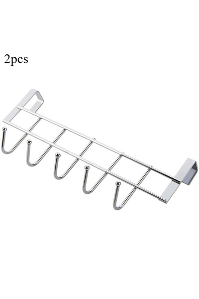 Choice 2 قطعة من الفولاذ المقاوم للصدأ متعددة الوظائف شماعة منشفة باب فولاذية...