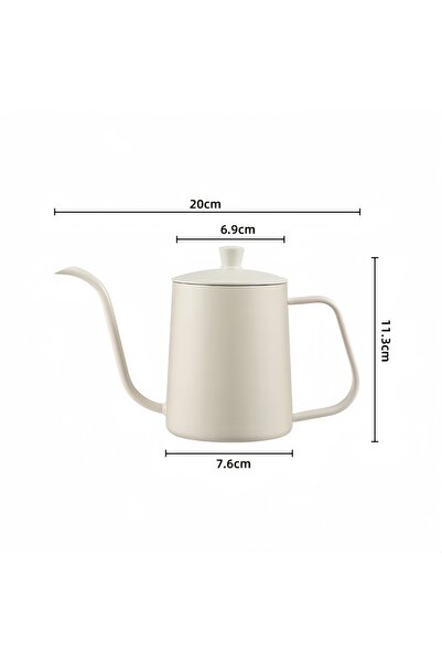 Choice وعاء قهوة ساخن مصنوع من الفولاذ المقاوم للصدأ باللون البيج سعة 350 مل ...