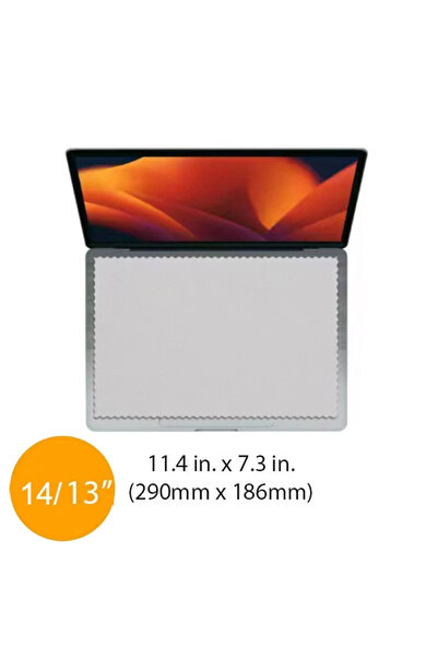 Choice قطعة قماش تنظيف من الألياف الدقيقة لأجهزة ماك بوك 13 و14 لحماية لوحة ا...