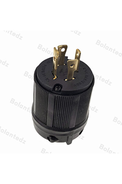 Choice مقبس لوحة قابس صناعي أمريكي ذكر أسود 20 أمبير 250 فولت NEMA L14-20P L14-20R مقفل أمريكي