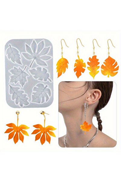 Choice قالب مجوهرات على شكل ورقة القيقب من السيليكون لصنع المجوهرات والقلادات وسلاسل المفاتيح - قطعة واحدة