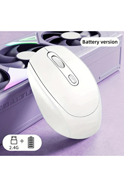 Choice White Wireless Mouse, 2.4G compatible Ergonomic Optical Mouse, Computer Mouse for Laptop, PC,Noteboo