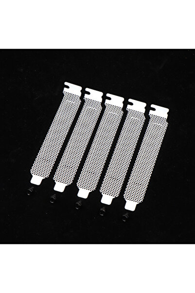 Choice 5Pcs Punching 5Pcs Desktop Computer Host Chassis PCI Cooling Dust Filter Baffle PCI Slot Cover Board