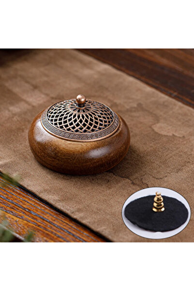 Choice A South American Walnut Zen Tea Ceremony Incense Burner Ancient Style Indoor Sandalwood Agarwood Sm.