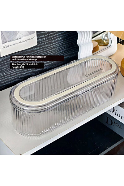 Choice 1 grid Hair Accessories Organizer Acrylic Storage Box Clear Hair Tie Organizer for Headband Laundry