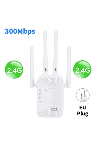 Kebidumei 300Mbps EU Plug 1200/300Mbps Wifi Repeater Amplifier 2.4G 5G Network Expander Range Extend