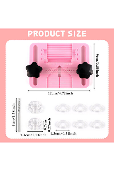 Choice 1 Set Polymer Clay Earring Drill Guide Tool Precision Hole Alignment J...