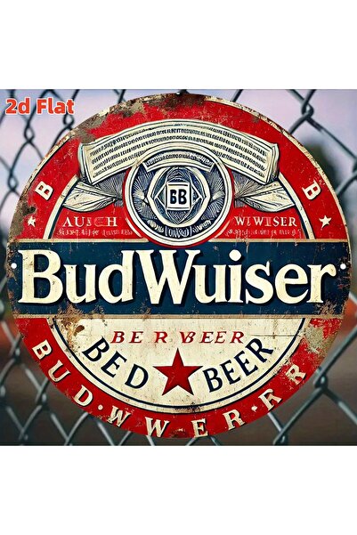Miniso Round 20X20CM 2D Flat "Beer Vintage Sign" | Define Brewing Culture | C...