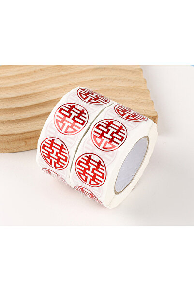 Choice النمط 3 قطعتان من 500 ملصق لكل لفة شخصية رجل التنين الصينية السعيدة وش...